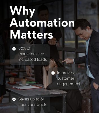 Neutral Black Gradient Minimalist Automation Matters Instagram Post